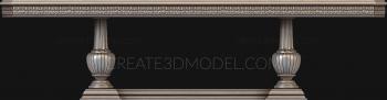 Set of furniture (KMB_0022-01) 3D model for CNC machine