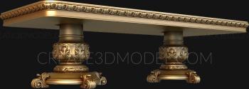 Set of furniture (KMB_0029-02) 3D model for CNC machine