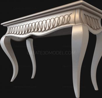 Set of furniture (KMB_0032-05) 3D model for CNC machine