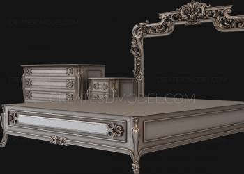 Set of furniture (KMB_0217) 3D model for CNC machine