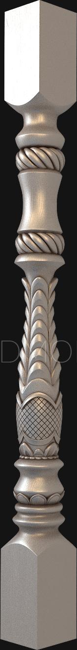 Balusters (BL_0002) 3D model for CNC machine