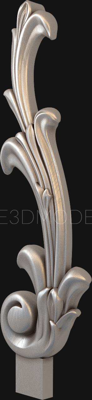 Balusters (BL_0009) 3D model for CNC machine