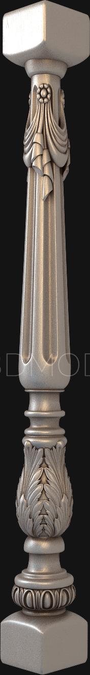 Balusters (BL_0097) 3D model for CNC machine