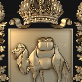 Coat of arms (GR_0015) 3D model for CNC machine