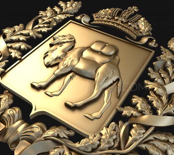 Coat of arms (GR_0015) 3D model for CNC machine