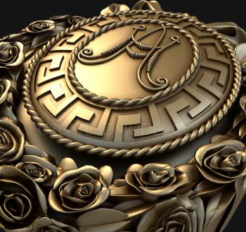 Coat of arms (GR_0018) 3D model for CNC machine