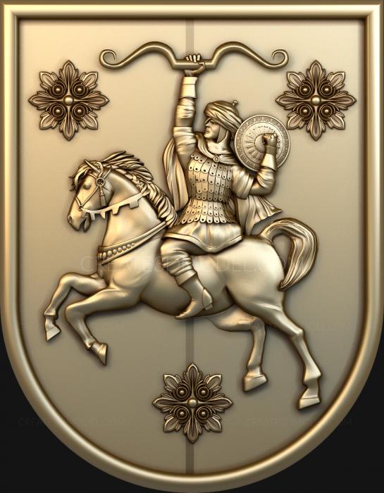 Coat of arms (GR_0029) 3D model for CNC machine