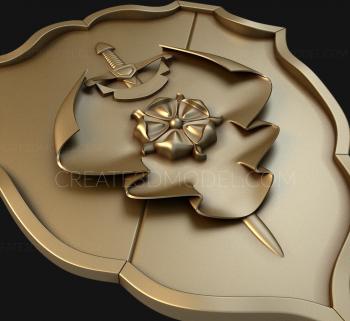 Emblems (GR_0037) 3D model for CNC machine