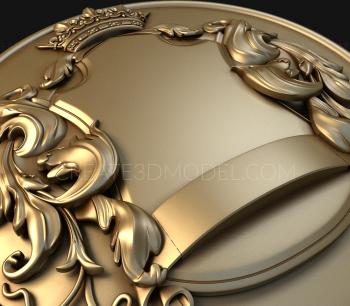 Coat of arms (GR_0045) 3D model for CNC machine