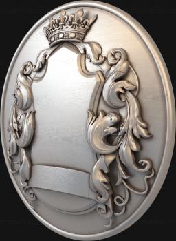 Coat of arms (GR_0045) 3D model for CNC machine