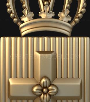 Coat of arms (GR_0051) 3D model for CNC machine