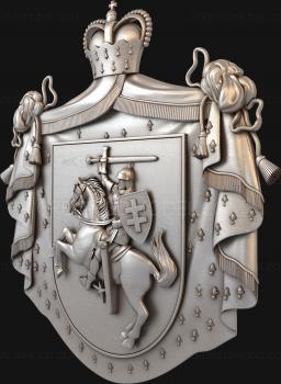 Coat of arms (GR_0073) 3D model for CNC machine
