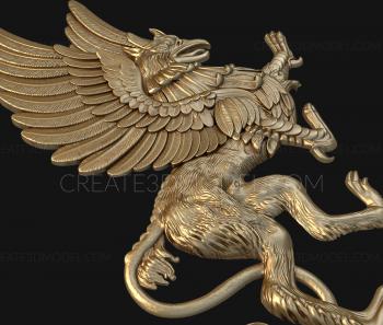 Coat of arms (GR_0081) 3D model for CNC machine