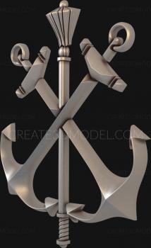 Coat of arms (GR_0088) 3D model for CNC machine