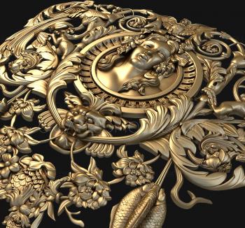Coat of arms (GR_0089) 3D model for CNC machine