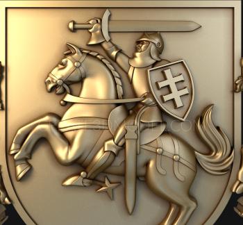 Coat of arms (GR_0142) 3D model for CNC machine