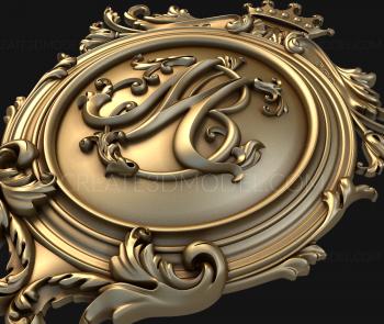 Coat of arms (GR_0150) 3D model for CNC machine