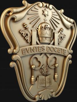 Coat of arms (GR_0171) 3D model for CNC machine
