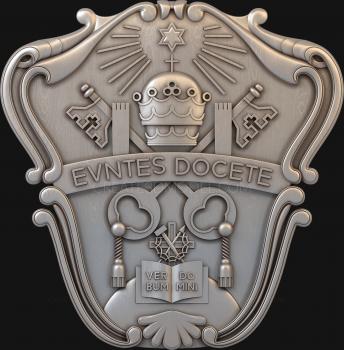 Coat of arms (GR_0171) 3D model for CNC machine