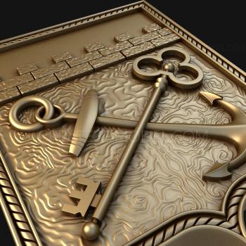 Coat of arms (GR_0200) 3D model for CNC machine