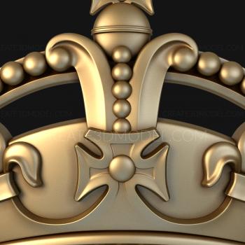 Coat of arms (GR_0205) 3D model for CNC machine