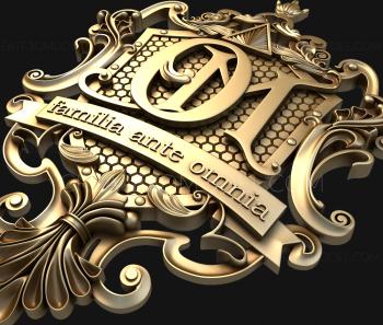 Coat of arms (GR_0251) 3D model for CNC machine