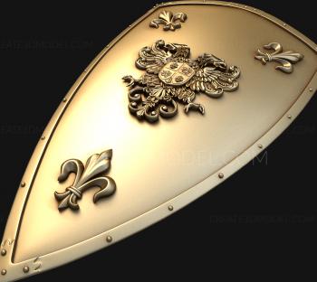 Coat of arms (GR_0270) 3D model for CNC machine