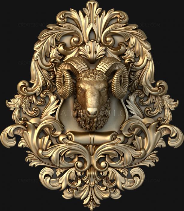 Coat of arms (GR_0300) 3D model for CNC machine
