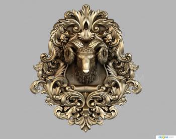 Coat of arms (GR_0300) 3D model for CNC machine