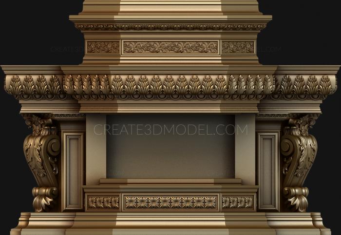 Fireplaces (KM_0042) 3D model for CNC machine