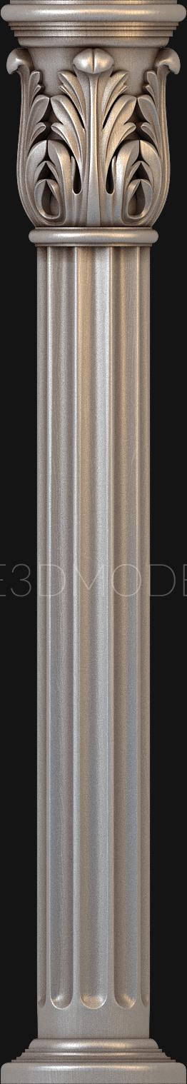 Columns (KL_0062) 3D model for CNC machine