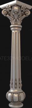 Columns (KL_0066) 3D model for CNC machine