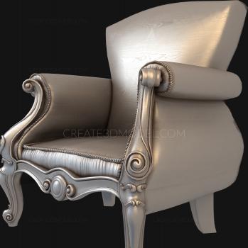 Armchairs (KRL_0089) 3D model for CNC machine