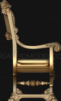 Armchairs (KRL_0132) 3D model for CNC machine
