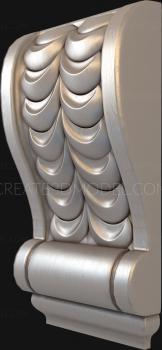 Corbels (KR_0097) 3D model for CNC machine