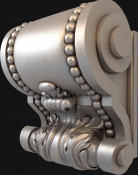 Corbels (KR_0487) 3D model for CNC machine