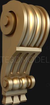 Corbels (KR_0541) 3D model for CNC machine