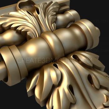Corbels (KR_0567) 3D model for CNC machine