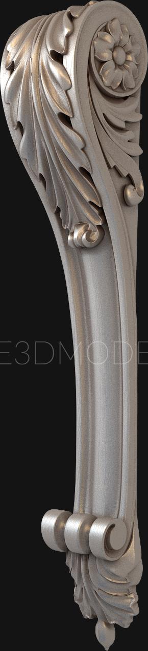 Corbels (KR_0598) 3D model for CNC machine