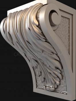 Corbels (KR_0678) 3D model for CNC machine