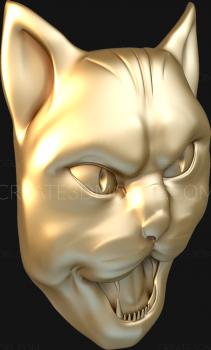 Mask (MS_0007) 3D model for CNC machine
