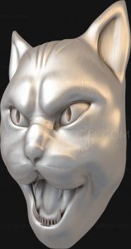 Mask (MS_0007) 3D model for CNC machine