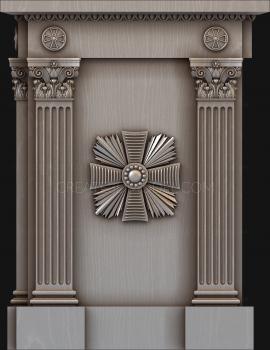 نموذج ثلاثي الأبعاد لآلة CNC أثاث الكنيسة 