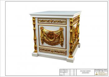 Church furniture (MBC_0015) 3D model for CNC machine