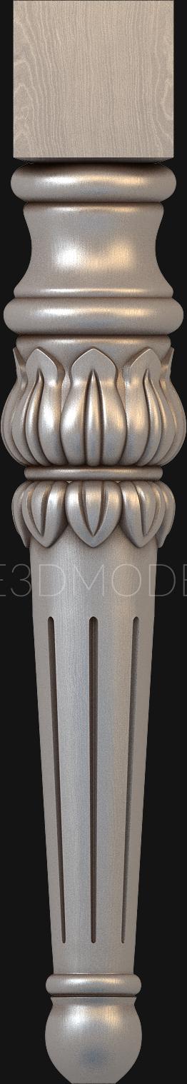 Legs (NJ_0001) 3D model for CNC machine