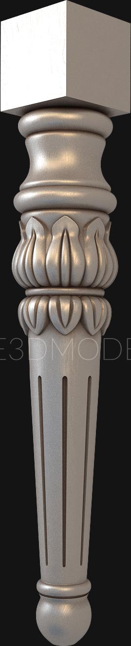 Legs (NJ_0001) 3D model for CNC machine