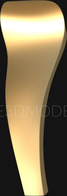 Legs (NJ_0020) 3D model for CNC machine