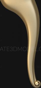 Legs (NJ_0059) 3D model for CNC machine