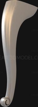 Legs (NJ_0059) 3D model for CNC machine
