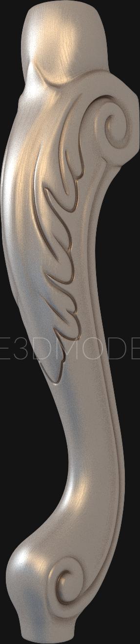 Legs (NJ_0061) 3D model for CNC machine